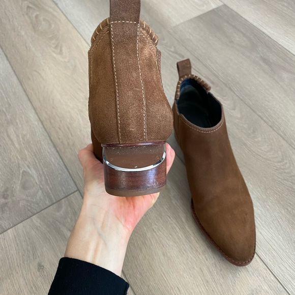 Alexander Wang Kori Leather Ankle Boots Size 9.5 - Picture 4 of 7